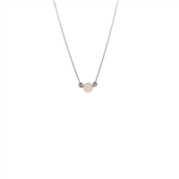 Collana Nihama Donna in Oro bianco Perla ND0931O4FBBI080 - ND0931O4FBBI080
